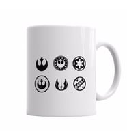 Jedi Star Wars Symbol Kupa Bardak Porselen