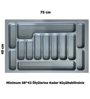 LİDER 75*49 Çekmece İçi Kaşıklık,(68*43 Ölçüsüne Küçülebilir)