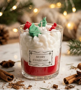 KUTU FESTİVALİ MERRY CHRİSTMAS CANDLE 300 ML KOKULU MUM