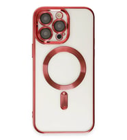 Mey İthalat® iPhone 14 Pro Kılıf Kross Magneticsafe Kapak - Kırmızı