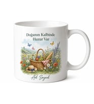 Piknik Temalı Baskılı Kupa Bardak Doğa Severler İçin Özel Tasarım Hediye