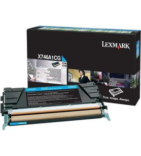 Tonersepeti Lexmark X746-X746A1CG Mavi Orjinal Toner