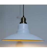 RİOLİGHT RETRO BEYAZ İÇİ GOLD TEKLİ MEAL SARKIT ÇAP: 37CM (Siyah)