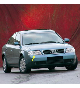 Audi A6 1998-2001 Sağ Ön Far Altı Krom Çıta 4B0807174
