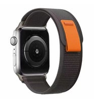 Apple Watch 40mm Zore KRD-77 Hasır Kordon (Siyah)