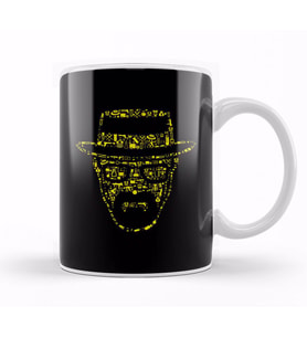 Breaking Bad Heisenberg Collage Kupa Bardak Porselen