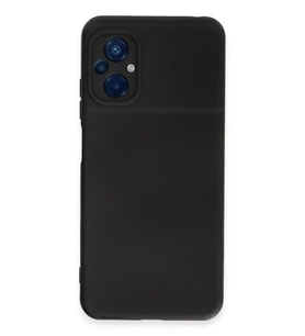 Poco M5 Kılıf Nano içi Kadife Silikon - Siyah