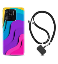 Xiaomi Redmi Note 7 8 9 Pro 10 2022 10 Pro 10S Kılıf Boyun Askılı Silikon Renk Cümbüşü 1631