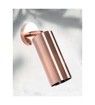 Mafsallı Modern Aplik Rose Gold Bakır Eskitme Duvar Aplik Dış Mekan Aplik 18cm