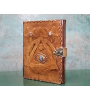 Taşlı Deri Defter Ksk3152