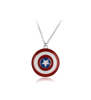 Kaptan Amerika Kalkan Kolye (Gümüş)