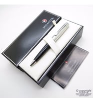 Sheaffer 300 Krom Siyah Tükenmez Kalem  İsme Özel Kalem