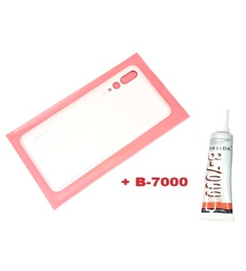 Huawei Uyumlu P20 PRO Arka Pil Batarya Kapağı (CAM+B-7000) PEMBE