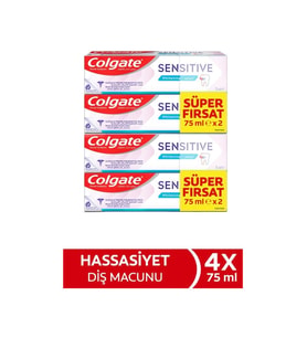 Colgate Sensitive Diş Macunu 75 ml x 4 adet