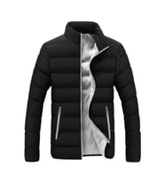 Erkek İnce Spor Mont (Siyah)