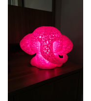 MYCRAFT3D Sevimli Fil Çocuk Odası Gece Lambası 3D Tasarım Led Işıklı Masaüstü Mesh Dekor Hediyelik