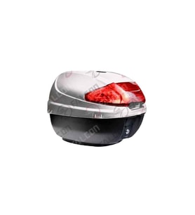 Motosiklet Arka Çanta 35 Lt Sırt Dayamalı Koyu Gri