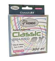 Kendo Classic 8X 300m Multicolor Örgü İp 0,18 mm.