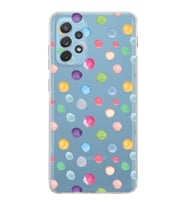 PrintiFy Samsung Galaxy A53 ile Uyumlu Water Color 6  Kamera Korumalı Şeffaf  Kılıf