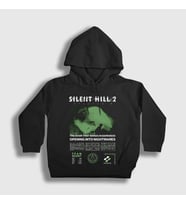 Presmono Unisex Çocuk Siyah Angela Orosco Silent Hill 2 Kapüşonlu Sweatshirt 541390tt