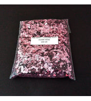 SÜSLEME PULU ORTASI DELİK GLİTTER TAKI VE TEKSTİL DİKİLEBİLİR SÜSLEME PULU 3 MM PEMBE 100 GR