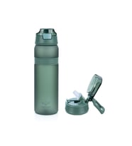 Matte 850 ml Çift Kapaklı Tritan Su Şişesi, Sağlıklı ve Şık Tasarım