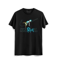 Just rick it Siyah Tshirt