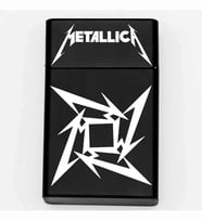 Metallica Desenli Metal Tabaka – Kişiye Özel İsimli Hediyelik