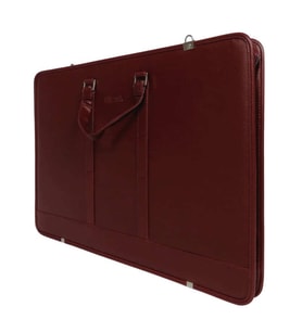 BBack Deri Proje Çantası 40x56 cm Bordo 