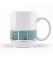 Van Gogh Van Goghing Kupa Bardak Porselen