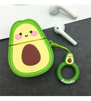 Airpods 1 ve 2.Nesil Avakado Desenli Koruyucu Kulaklık Kılıfı