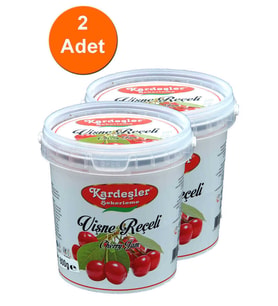 Kardeşler Vişne Reçeli Kova 800 G x 2 Adet