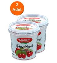 Kardeşler Vişne Reçeli Kova 800 G x 2 Adet