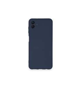 Samsung Galaxy A04 Kılıf Nano İçi Kadife Silikon - Lacivert
