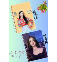 Jiso blackpink defter seti 2 adet A4 boyutu 21*30 çizgili + kareli 60 syf