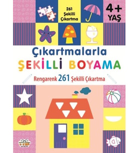 Çıkartmalarla Şekilli Boyama 4 Yaş Üstü