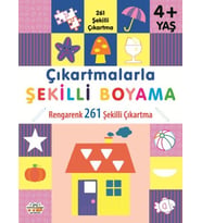 Çıkartmalarla Şekilli Boyama 4 Yaş Üstü