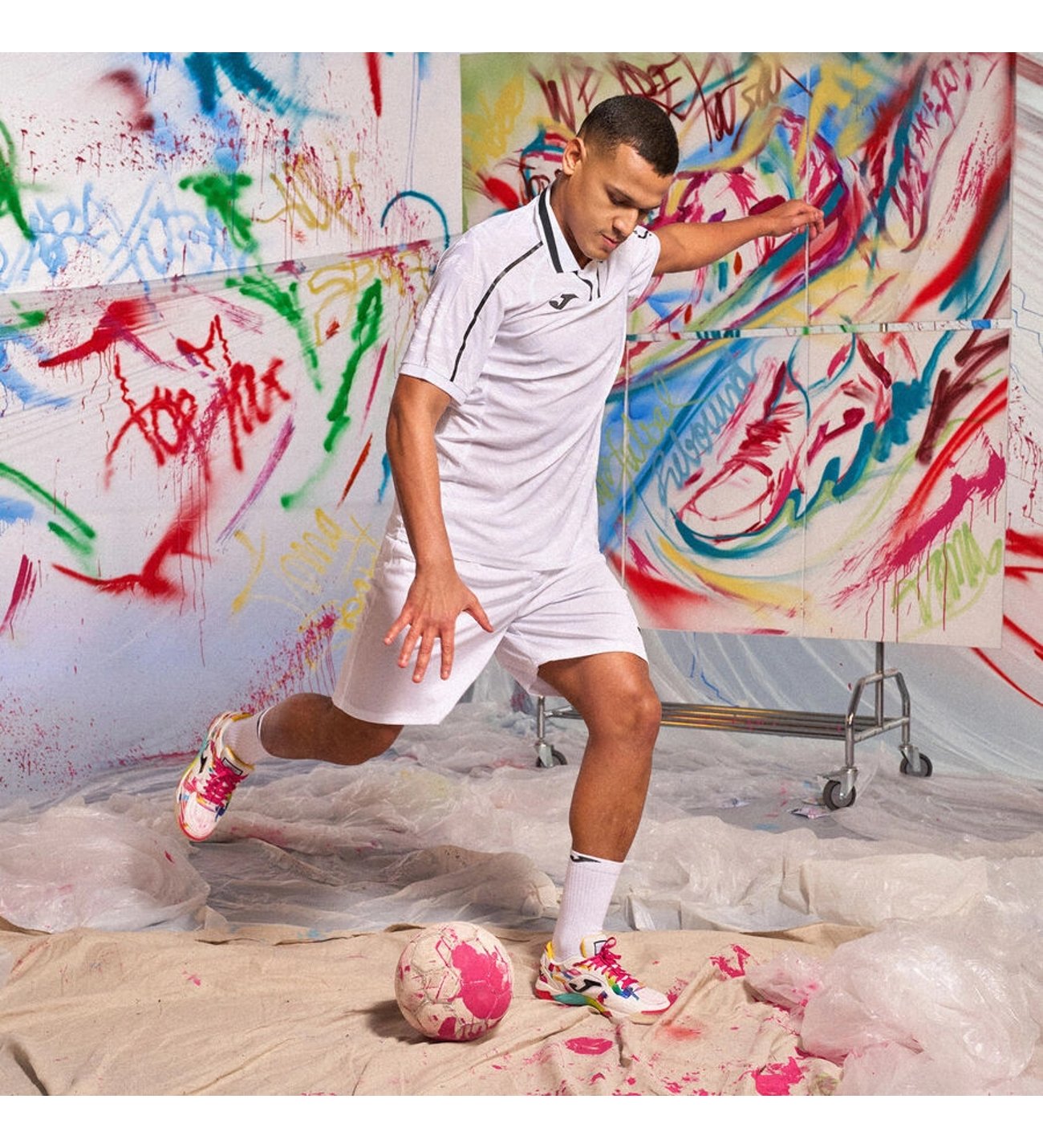 Joma Futsal Ayakkabısı Top Flex Plus 26 Graffiti TOUS2676IN