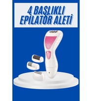 Profesyonel 4in1 Çok Amaçlı Epilasyon Aleti Şarjlı Pratik Taşınabilir