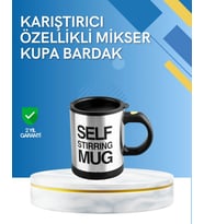 Çift Katmanlı Termos Özellikli Karıştırma Motorlu Kupa