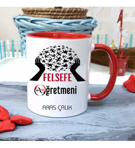 Felsefe Öğretmenine Özel Öğretmenler Günü Hediyesi Kişiye Özel Kupa Bardak