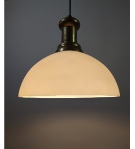 MYLİGHTS  OPAL SARKIT AVİZE 30 CM BRONZ ASKILI (Siyah)