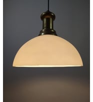 MYLİGHTS  OPAL SARKIT AVİZE 30 CM BRONZ ASKILI (Siyah)