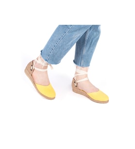 Gerçek Elişi Hasır Jüt Bileğe Bağlı Ipli Günlük Kadın Espadril Handmade