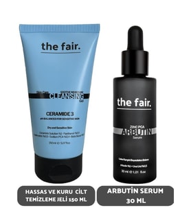 the fair. Hassas ve Kuru Cilt Temizleme Jeli 150 ml ve Arbutin Serumu 30 ml