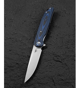 BESTECH ASCOT BG19C Karbon Fiber ve G10 Saplı Ara Katman D2 Çelik Çakı (Çok Renkli)