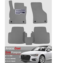 AUDİ A6 SEDAN (2019-2025) Uyumlu EVA Paspas Tam Set–Araca Özel,Su Geçirmez,Kolay Montaj