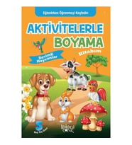 Sevimli Hayvanlar - Aktivitelerle Boyama Kitabım
