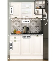 Forme 120 Cm Mini Mutfak