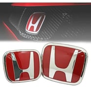 Honda civic fb7 Arka panjur logosu arması kırmızı logo 2012 / 2016